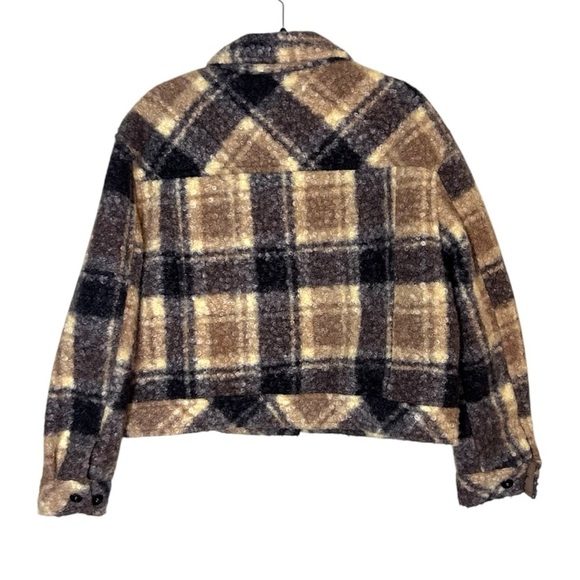 RD Zoe Plaid Boucle Short Shacket- Size Large - Picture 8 of 14